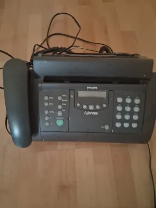 Teléfono Fax Copiadora Philips Gris
