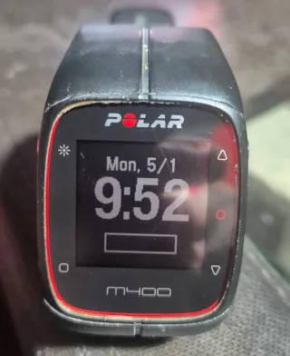 Polar M400 Reloj Deportivo Negro/Rojo