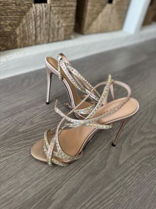 Sandalias Balizza Brillantes Tacon
