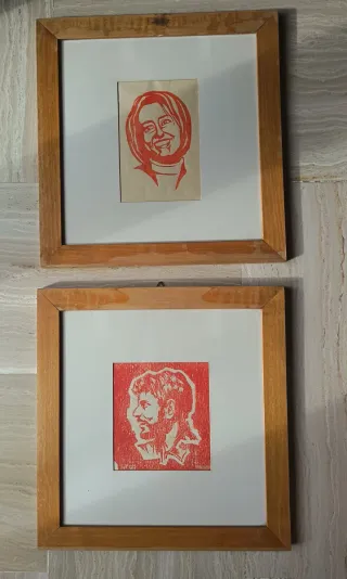 2 Stampe Litografie Vintage Firenze