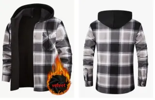 Sudadera cuadros gris y blanco Talla XL