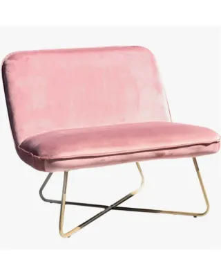 Sillón rosa de terciopelo ,sillón relax, decoraci