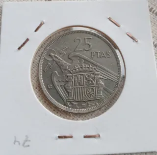 25 pesetas 1957. *74.