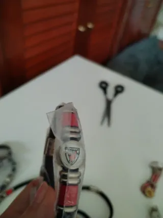 Pulseras Athletic Club Negras y Rojas