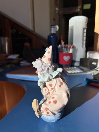 3 figuras Lladró originales payasos y pierrot