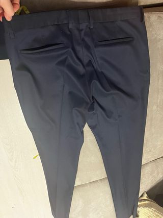 Traje Zara Man Azul Marino Chico