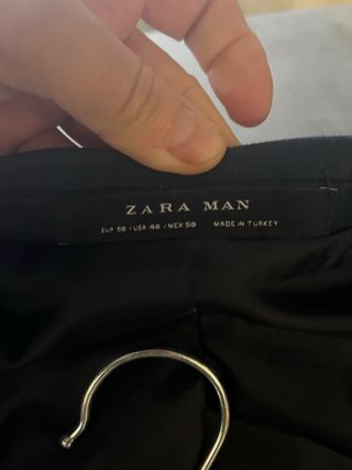 Traje Zara Man Azul Marino Chico