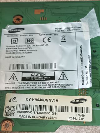 BN96-07800G, de SAMSUNG UE40H5203AW, (ref-326)