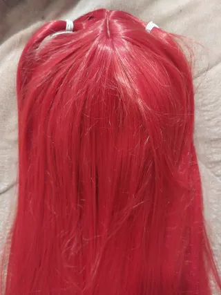 Peluca Cosplay Roja Larga