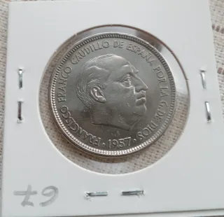 50 pesetas 1957. *67