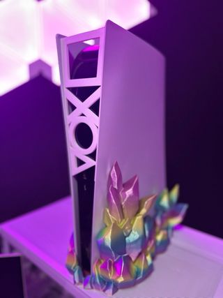 Base PS5 Cristal Arcoíris