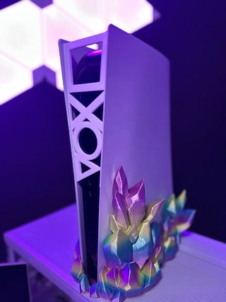 Base PS5 Cristal Arcoíris