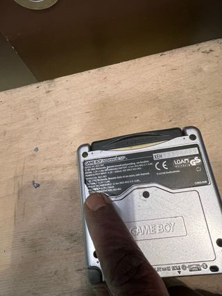 Nintendo Game Boy Advance SP Plata