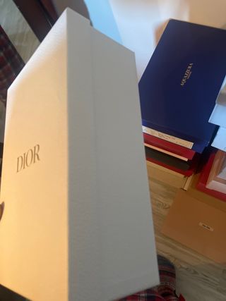 Tacones Dior Pasarela Negro/Azul