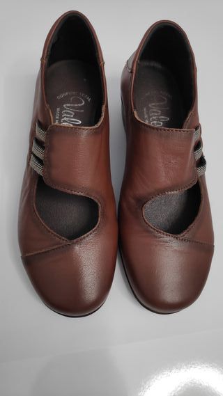 Zapatos Valeria's Mujer Cuero Marrón