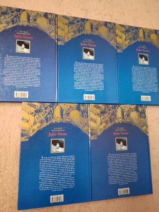 LOTE 5 LIBROS DE JULIO VERNE