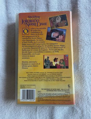 Película VHS El Jorobado de Notre Dame