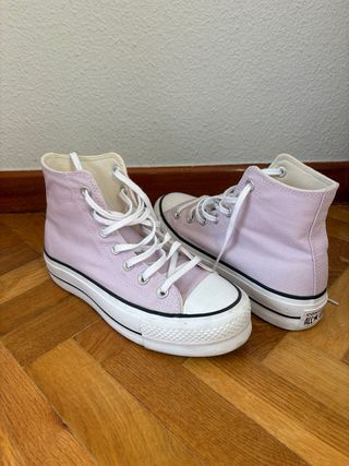 Converse All Star Lila Plataforma