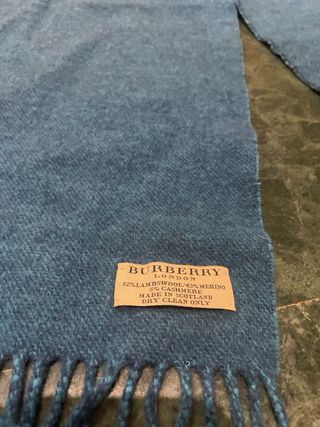 Bufanda Burberry Azul