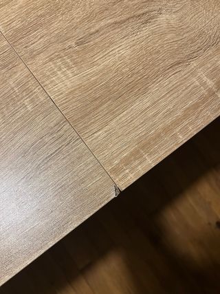 Mesa comedor madera y metal