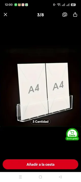 Estantería Plástico Transparente