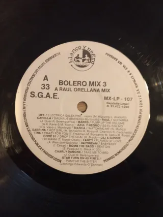 Vinilo BOLERO MIX 3
