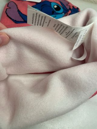 Conjunto Gorro y Braga Stitch Disney