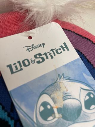 Conjunto Gorro y Braga Stitch Disney