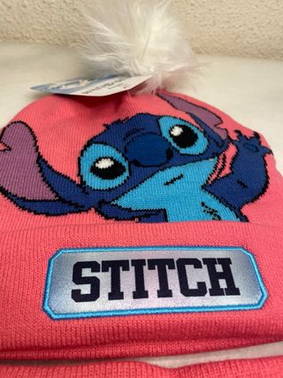 Conjunto Gorro y Braga Stitch Disney