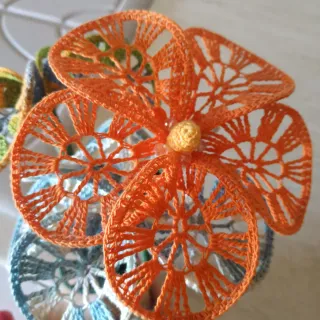 Fiori uncinetto decorativi