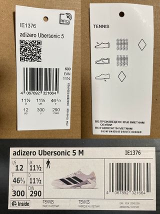 Adidas Adizero Ubersonic 5 Tenis (Como Nuevas)