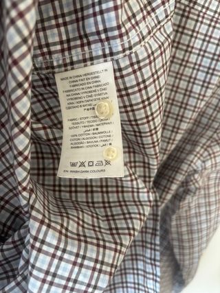 Camisa Gant a cuadros