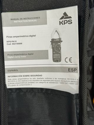 Pinza Amperimétrica KPS-PA10