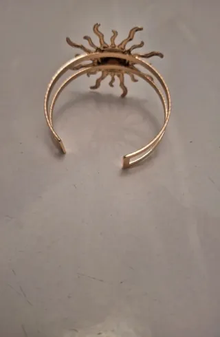 Bracciale donna con sole dorato