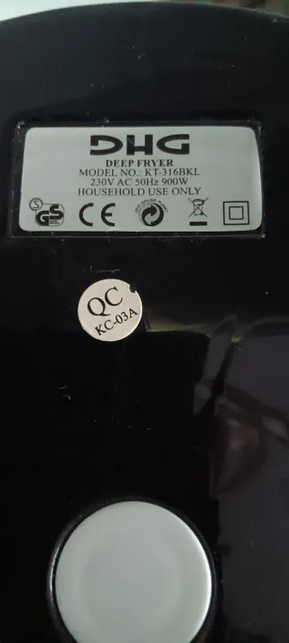 Freidora Eléctrica DHG 1L