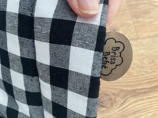 Pack: Saco y bolso para carrito de bebé a cuadros