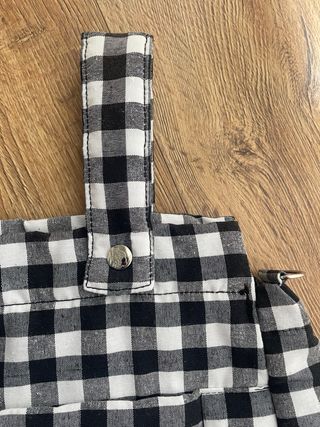 Pack: Saco y bolso para carrito de bebé a cuadros