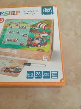 Juego de mesa Batalla Naval Piratas vs Vikingos