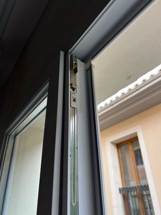 Balconera doble con doble acristalamiento