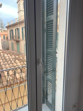 Balconera doble con doble acristalamiento