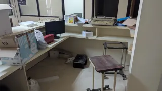 Estantería de madera a medida