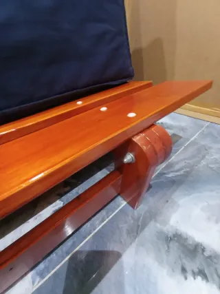 Sofá Cama Futón Ikea Azul 140 X 200cm