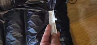 Piumino Zara nero con cappuccio