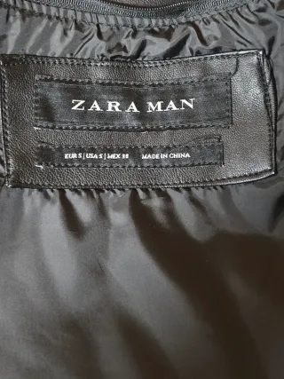 Chaqueta Cuero Hombre Zara