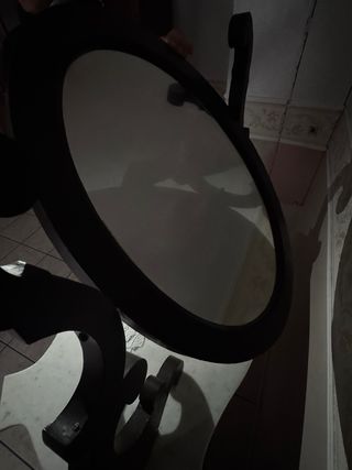 Specchio da toeletta antico con ballerina