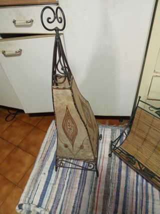 Piezas decorativas forja y bambú