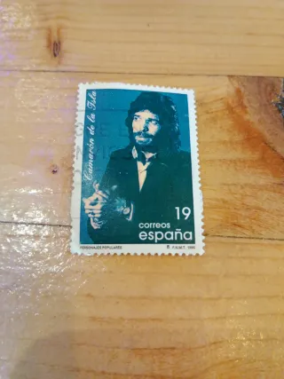 Sello Colección Camarón de la Isla negociable