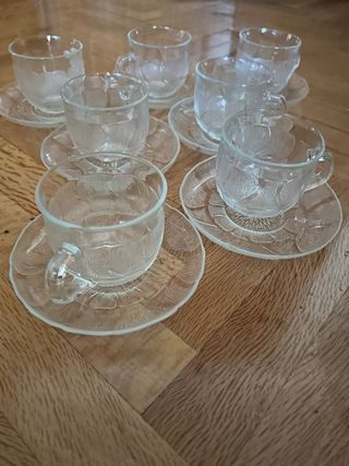 Juego café Arcoroc cristal