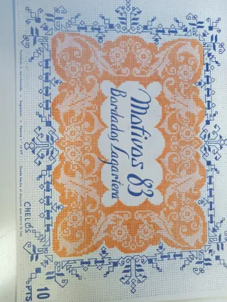 Lote de 3 patrones bordado punto de cruz