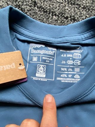 Camiseta Patagonia Azul